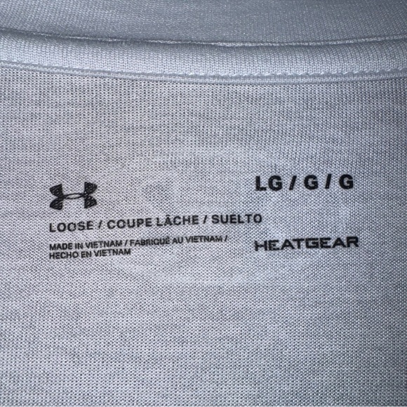 Under Armor Men’s UA Tech Heat-gear Half Zip Pullover Large Silver M. Wicking - Picture 4 of 7